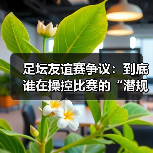 足坛友谊赛争议：到底谁在操控比赛的“潜规则”？（图4）